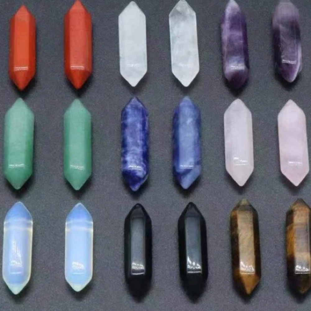 Mini crystal double point